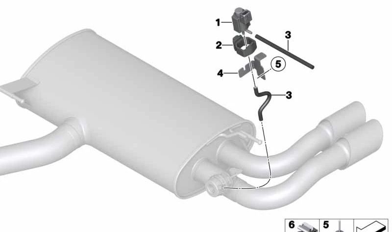 Remache ciego OEM 07146960922 para BMW F25, F26. Original BMW.