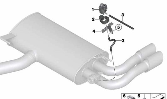 Electronic Shift Valve Bracket for BMW X3 F25, X4 F26 (OEM 18307602869). Original BMW