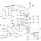 Junta Metálica para BMW E36, E34 (OEM 11611739545). Original BMW