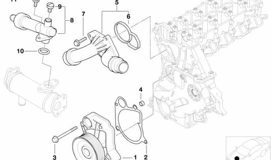 Junta de perfil OEM 11532247022 para BMW E46, E39, E36, E38, E34, Z3, Z4, X5. Original BMW.