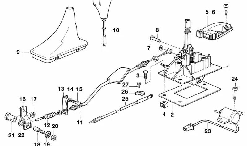 Arandela de seguridad para BMW Serie 8 E31 (OEM 25161218573). Original BMW.