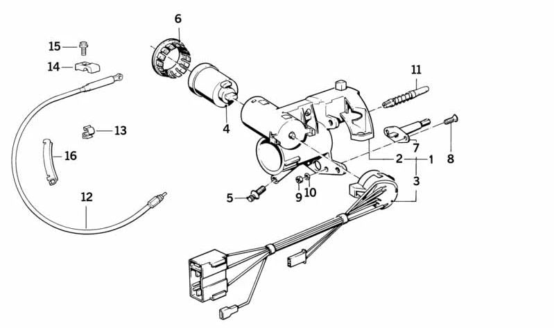 Anillo de volante OEM 32311162057 para BMW E30, E36, E28, E34, E24, E32, E38, E31, Z1. Original BMW.