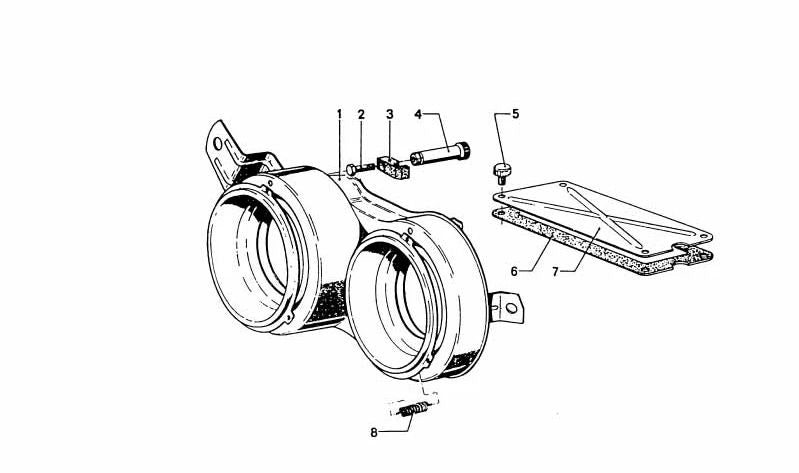 Junta para BMW (OEM 63121811923). Original BMW