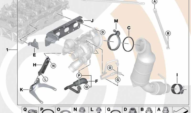 OEM 116524114444444444444 465241444444 46 Turocompressor BMW original.