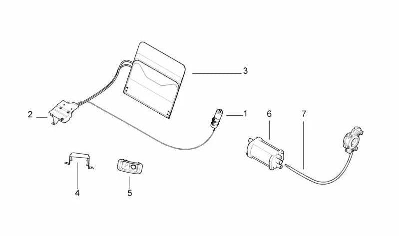 Embellecedor interruptor derecho para BMW E38 (OEM 52208177368). Original BMW