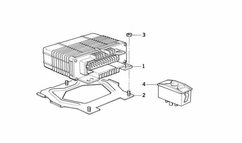 EGS -Steuereinheit für BMW E36 (OEM 24611422311). Original BMW