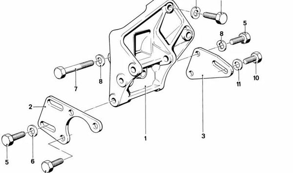 Plaque de mantenimiento para BMW Serie 3 E21, Serie 5 E12 (OEM 32411276637). Original BMW