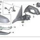 Parte inferior de la carcasa izquierda para BMW F20, F21, F22, F23, F87, F30, F31, F34, F35, F32, F33, F36, E84 (OEM 51167284129). Original BMW