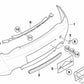 Primed rear bumper housing for BMW Z4 E85, E86 (OEM 51128040343). Original BMW