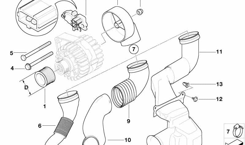 Regulador para BMW E46, E39, E53 (OEM 12317559183). Original BMW.