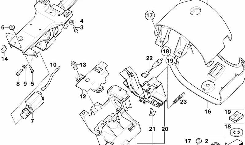 Revestimiento Inferior de Cuero para BMW E52 (OEM 32316750990). Original BMW.