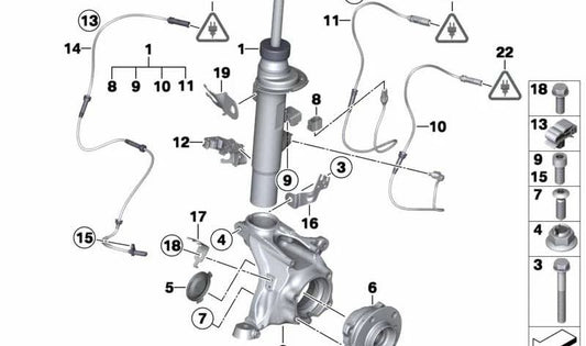 Supporto OEM RDS 34526787571 per BMW F25, F26. BMW originale.