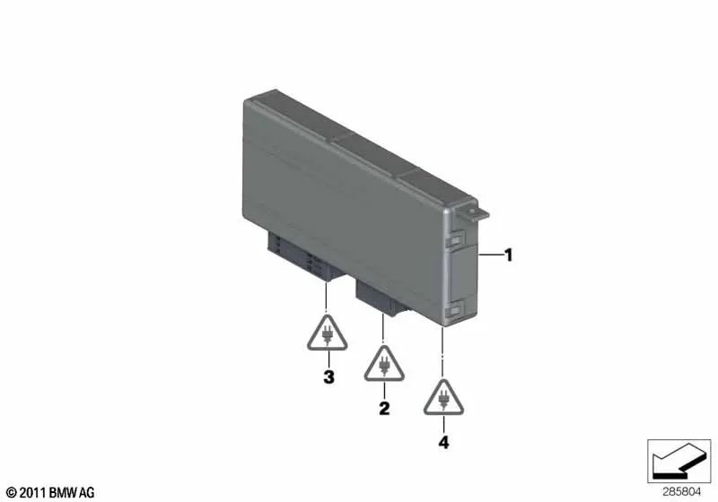 Conector de 18 polos para BMW Serie 1 E81, E82, E87, E87N, E88, Serie 3 E46, E90, E91, E92, E93 (OEM 61136920064). Original BMW