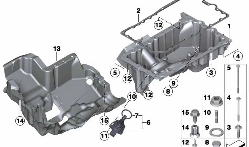 Aislante acústico OEM 11147639446 para BMW F25 (X3), F26 (X4). Original BMW.