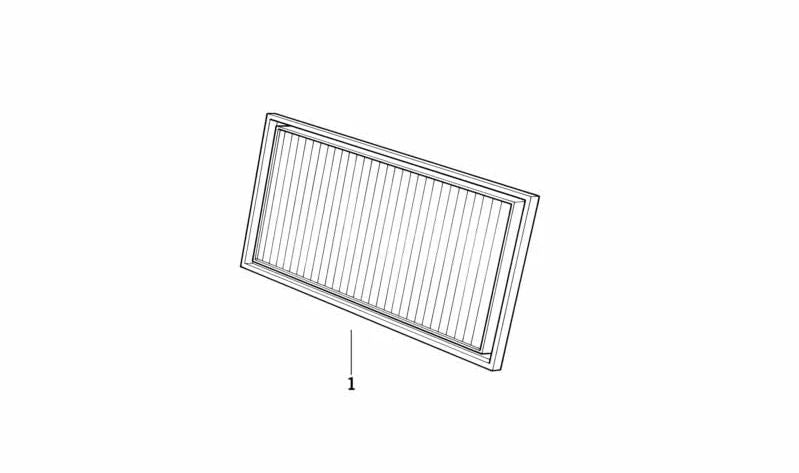 Microfiltro para BMW E34, E32 (OEM 64118350011). Original BMW