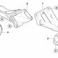 Soporte motor izquierdo OEM 22116769285 para BMW E60, E61. Original BMW.