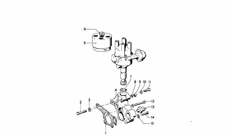 OEM -Druckschalter 61311350385 für BMW R50. Original BMW.