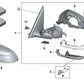 Set di coperture di base a specchio per BMW X3 F97, G01, G08, X4 F98, G02, X5 F95, G05, X6 F96, G06, X7 G07, XM G09 (OEM 51168496625). BMW originale