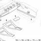 Zierleiste Vordertür rechts für BMW E90, E91 (OEM 51419171788). Original BMW