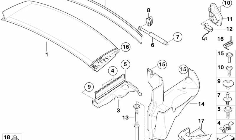 Fusible OEM 54317113270 para BMW E85. Original BMW.