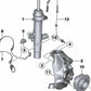 Stoßdämpfer vorne links für BMW F32 (OEM 37116864759). Original BMW.