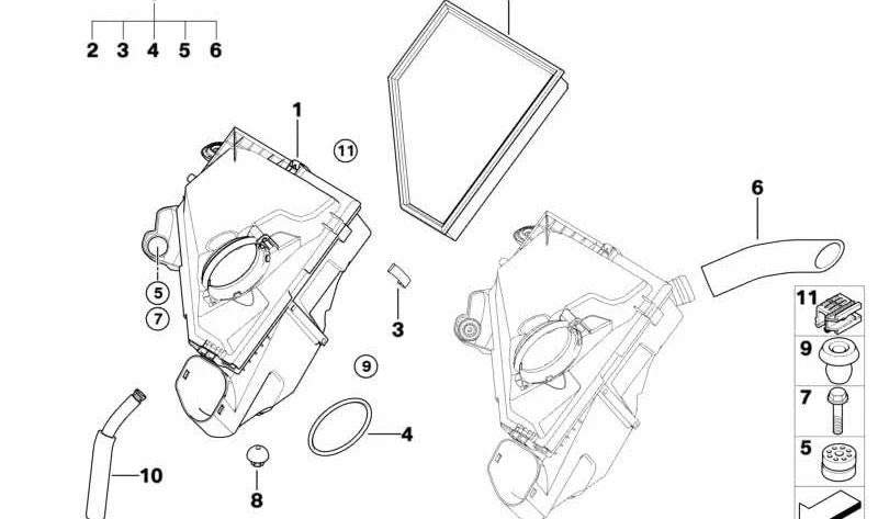 Silentblock OEM 13718511972 für BMW E81, E82, E87, E88, E90, E91, E92, E93, E84. Original BMW.