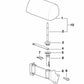 Zylinderkopfschraube für BMW 5er E12, E34, E39, 7er E32, 8er E31 (OEM 07119906423). Original BMW