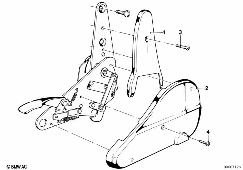 Cubierta exterior izquierda para BMW Serie 3 E21, Serie 6 E24 (OEM 52101859671). Original BMW.