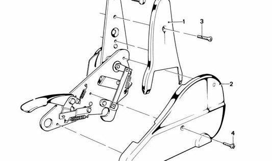 Tampa interior direita OEM 52101868864 para BMW E21. BMW original.