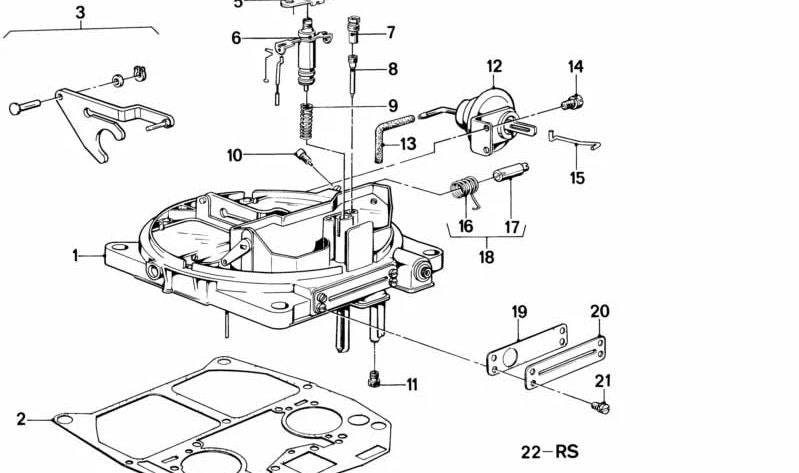 Junta para BMW Serie 3 E21, Serie 5 E12, Serie 6 E24, Serie 7 E23 (OEM 13111264906). Original BMW