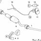 Soporte de goma estabilizador OEM 31356753913 para BMW E60, E61, E63, E64, E65, E66. Original BMW.