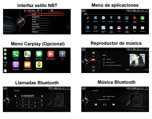 Pantalla Radio Android Para Bmw Serie 5 F10 Y F11 ¡cámara Trasera De Regalo! Pantallas