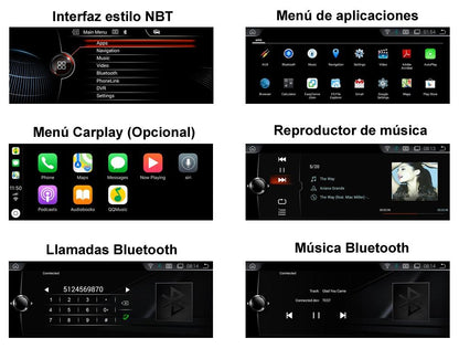 Pantalla Radio Android Para Bmw X6 E71 ¡cámara Trasera De Regalo! Pantallas