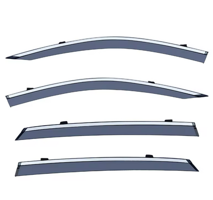 Set of side window deflectors for BMW X2, F39, 2018-2022