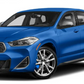 Set of side window deflectors for BMW X2, F39, 2018-2022