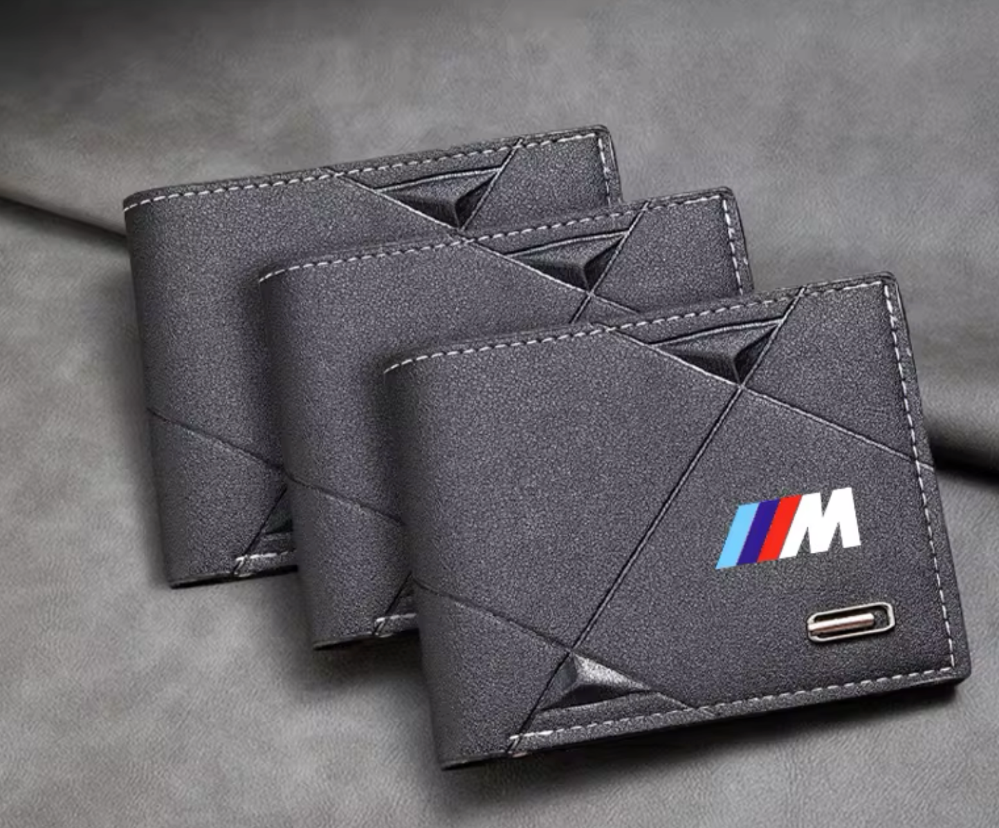 Cartera Multifuncional de Cuero BMW ///M