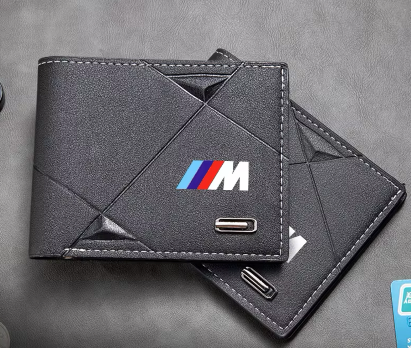 Cartera Multifuncional de Cuero BMW ///M