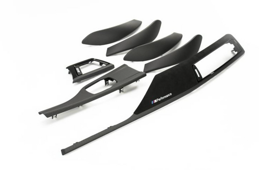 Revestimentos interiores de carbono/alcantara para BMW 3 Series e 4 F3X Series. BMW original.