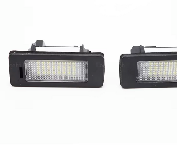 Luces LED para Matrícula BMW E82, E88, E90, E91, E92, E93, E39, E60, E61, E70, E71 - Pack de 2 Unidades - Iluminación Superbrillante con Canbus