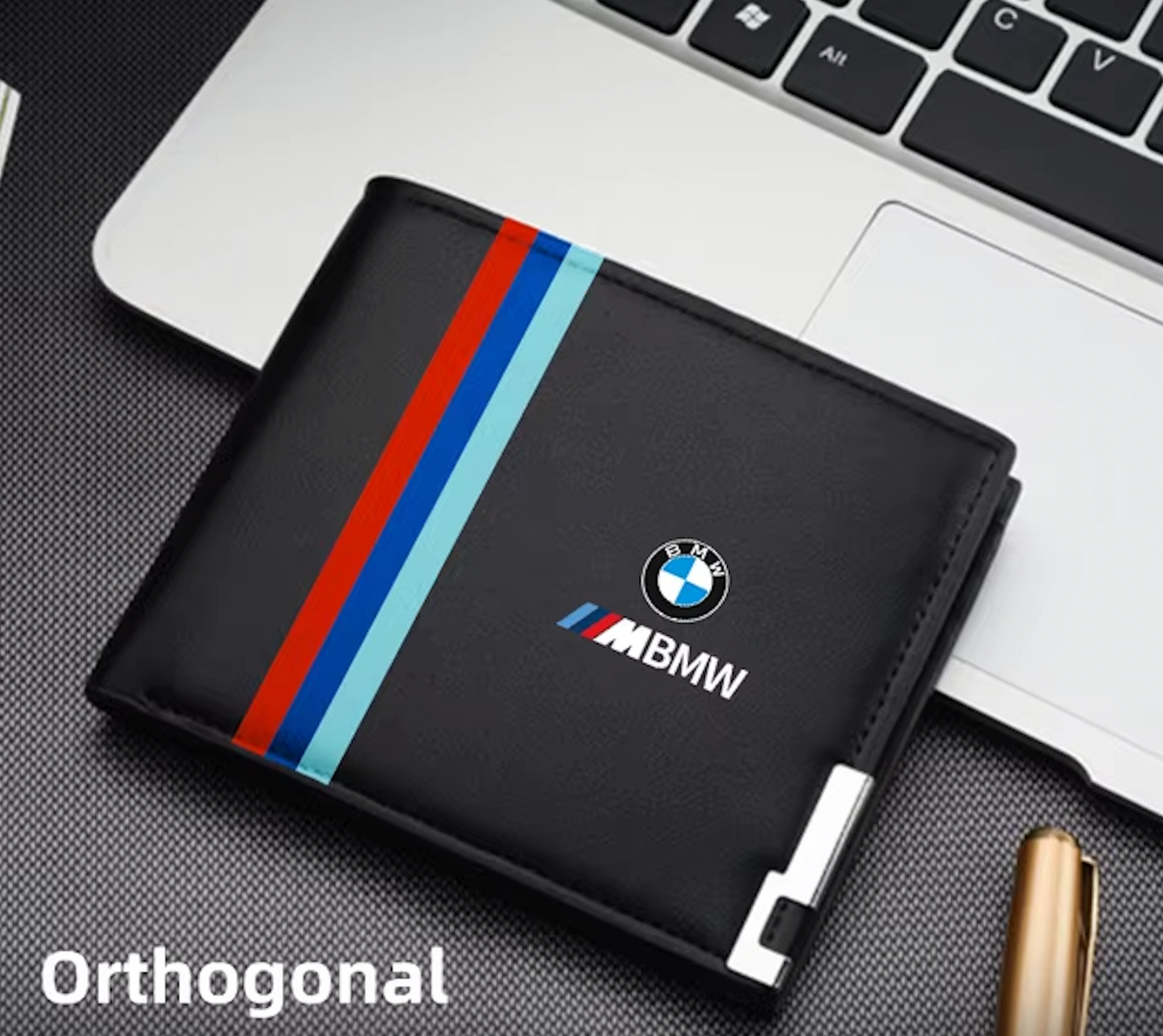 Cartera BMW M con Diseño Exclusivo - Color Negro