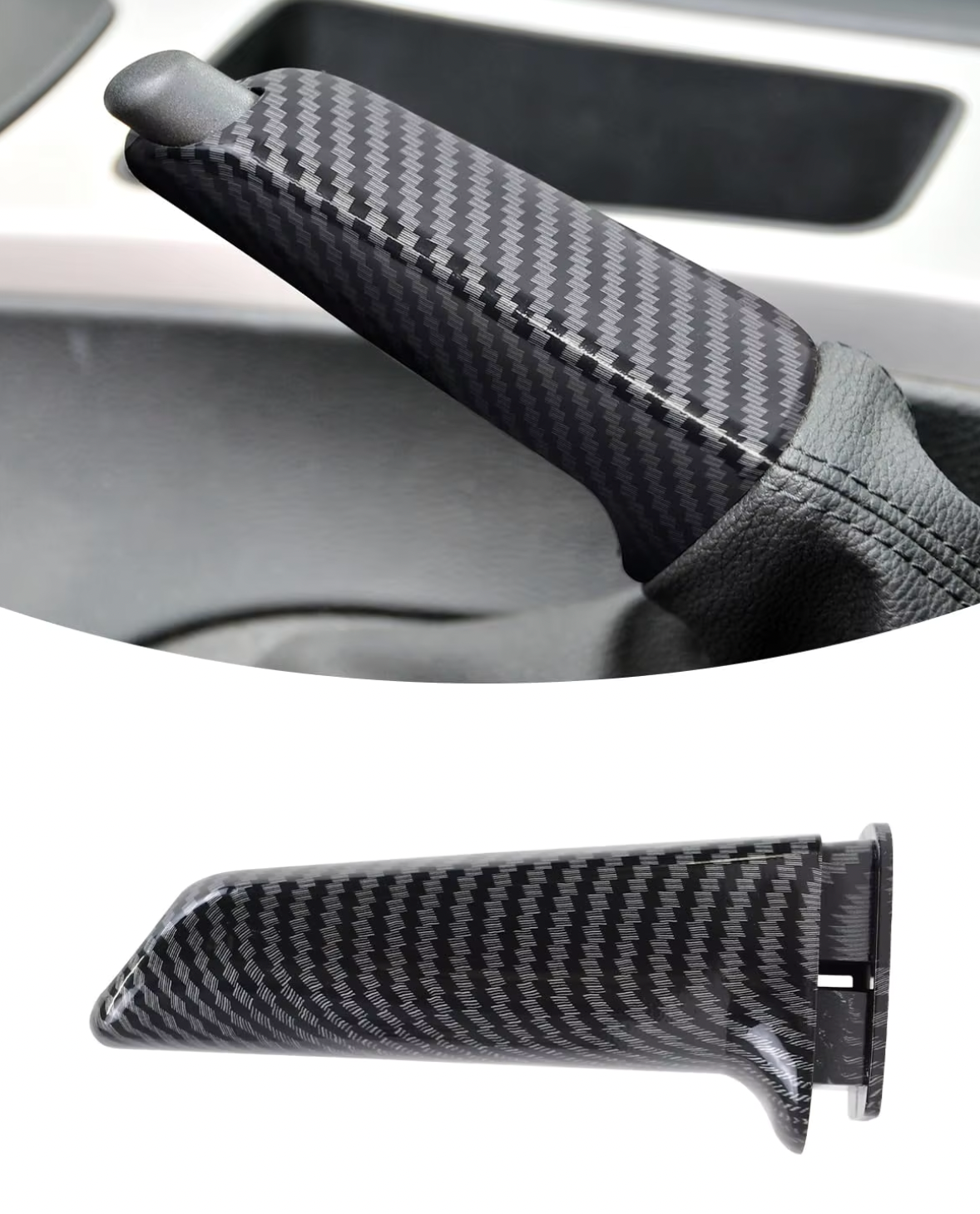 Handbrake Lever Cover for BMW F2x, F3x, E6x, F8x - Carbon Look or Gloss Black