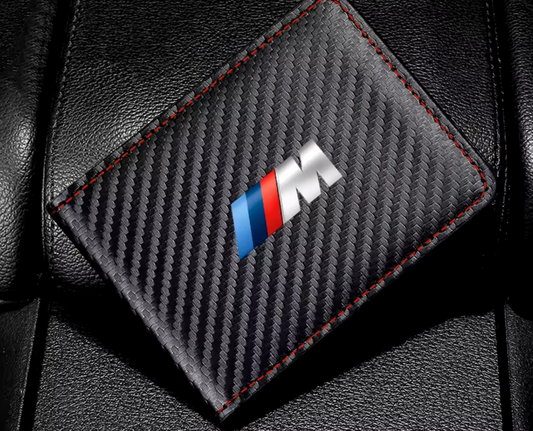 BMW M Carbon Fiber Effect Card Holder Wallet - ///M