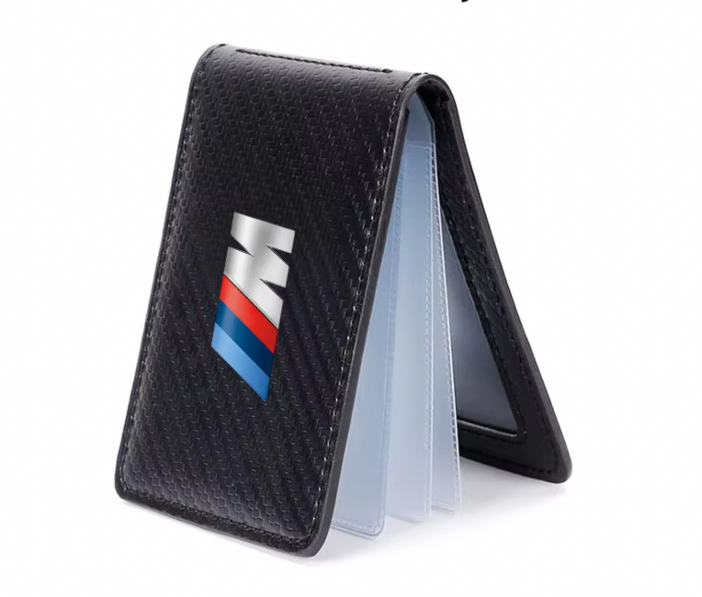 Cartera Tarjetero BMW M con Efecto Fibra de Carbono - ///M