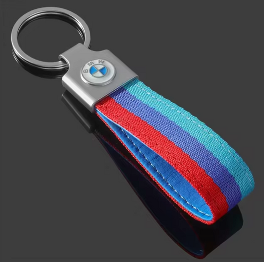 BMW Motorsport Keynchain - Couleurs /// M avec boucle en métal