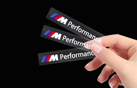 BMW ///M Performance Interior Decoration Stickers – Set of 4