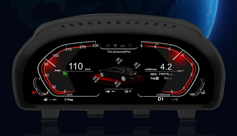 Cuadro Panel Marcador de Instrumentos Digital LCD para BMW F07 (GT), F10, F11, F18, F06, F12, F13, F01, F02, F03, F25, F26, F15, F16