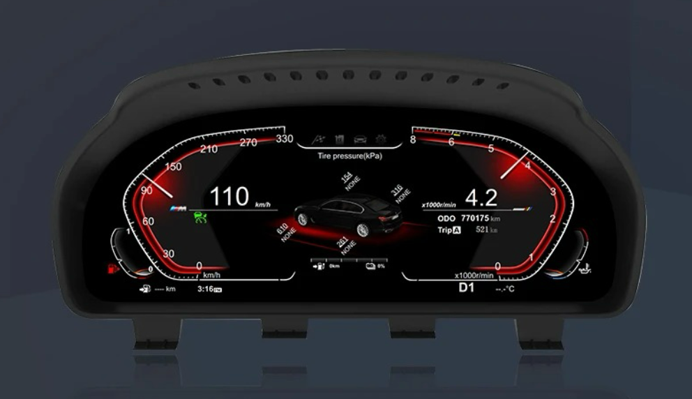 Cuadro Panel Marcador de Instrumentos Digital LCD para BMW F07 (GT), F10, F11, F18, F06, F12, F13, F01, F02, F03, F25, F26, F15, F16