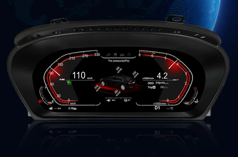 Cuadro Panel Marcador de Instrumentos Digital LCD para BMW Serie 5, Serie 6 (E60, E61, E63, E64)