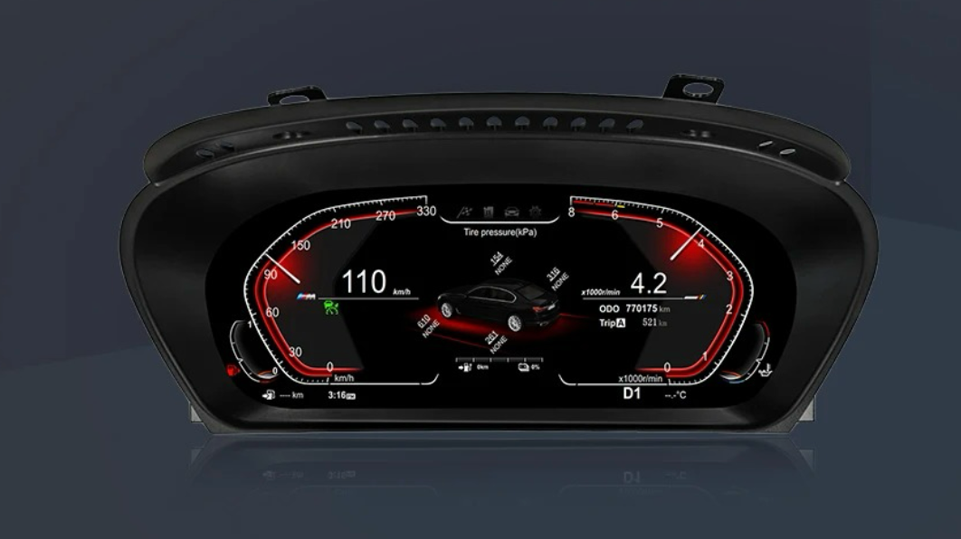 Cuadro Panel Marcador de Instrumentos Digital LCD para BMW Serie 5, Serie 6 (E60, E61, E63, E64)