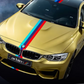 Vinilo Adhesivo BMW ///M – Pegatina Tricolor para Personalización Deportiva